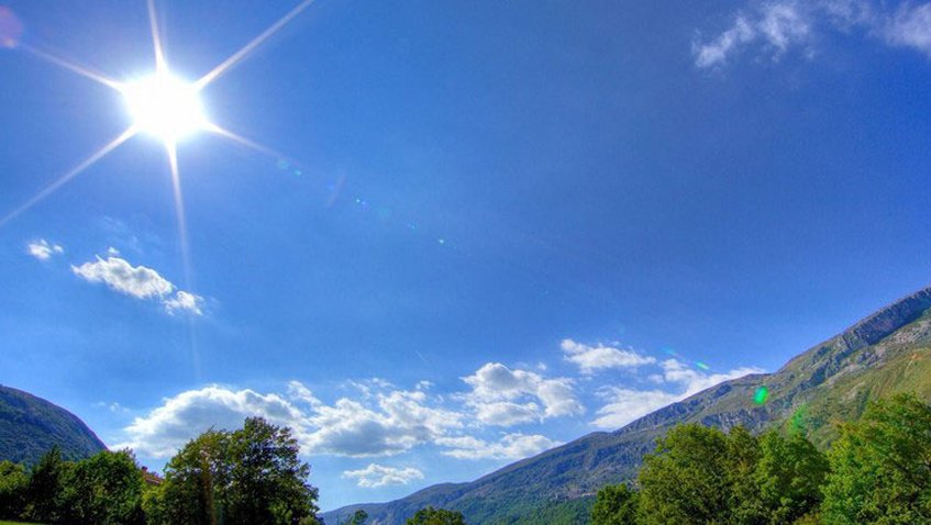  Onamet prevé un cielo soleado y algunas lluvias pasajeras este jueves