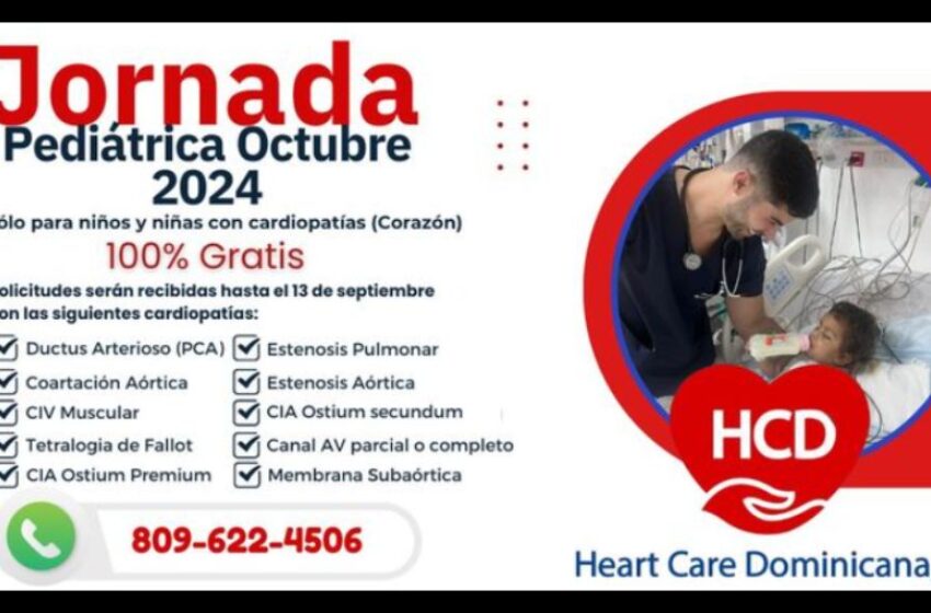  Realizarán jornada gratuita de cardiopatías congénitas pediátricas