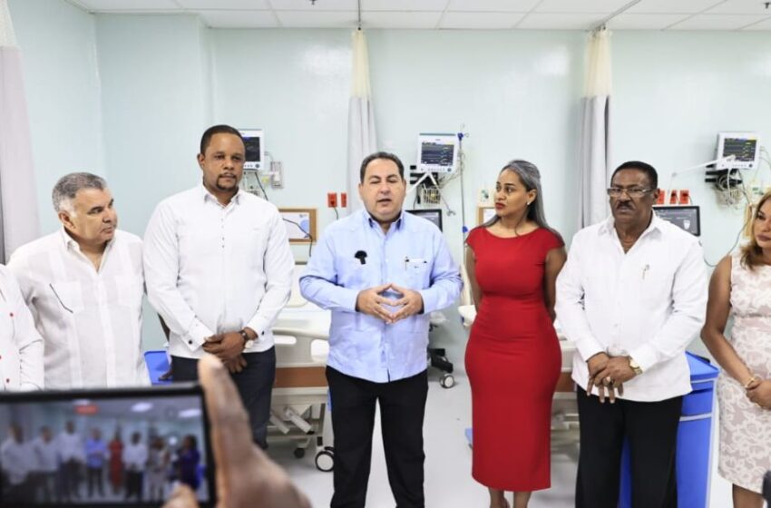  Ponen en funcionamiento unidades de cuidados intensivos en Hospital de Boca Chica