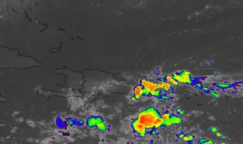  Activa onda tropical generará aguaceros este viernes; hay cuatro provincias bajo alerta