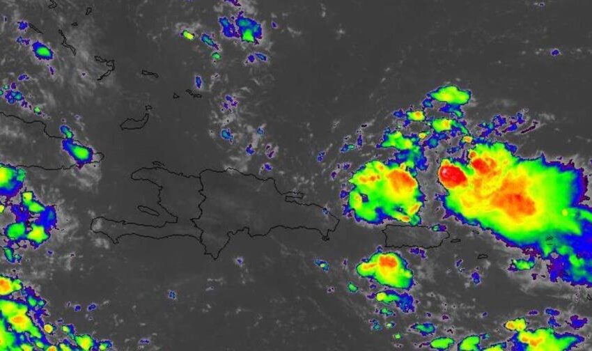  Lluvias desde este lunes en gran parte del país por vaguada y una onda tropical