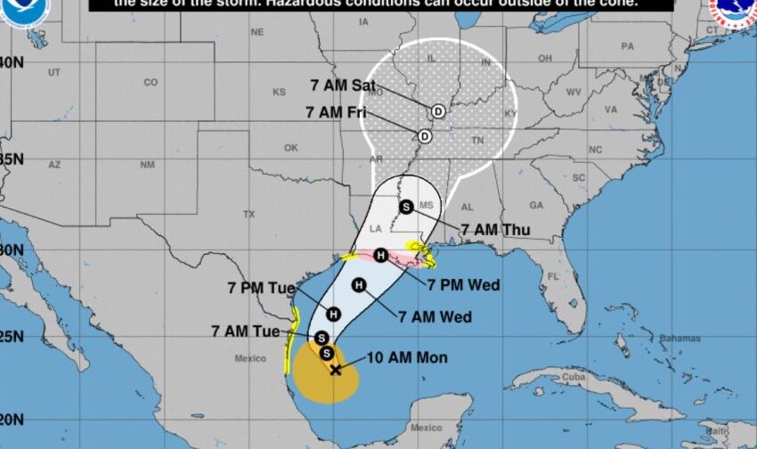  Se forma la tormenta tropical Francine y podría incrementar a huracán