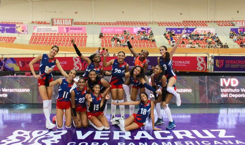  Voleibol RD sigue invicto en Copa Panam; supera a Chile