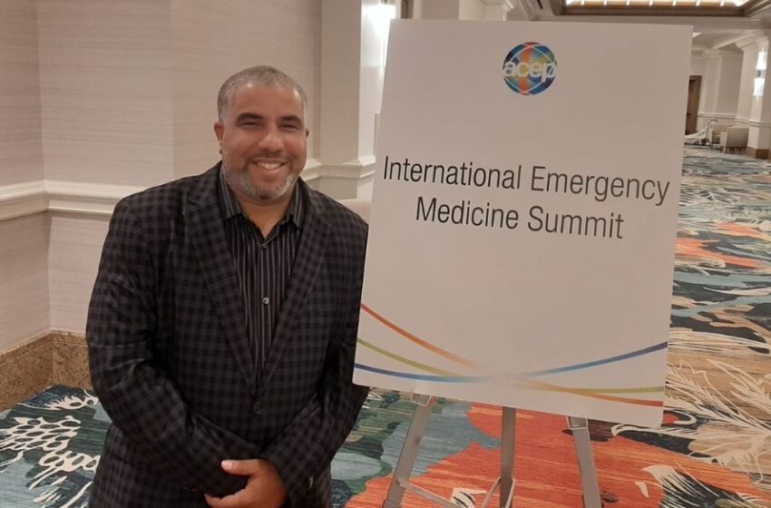  Dr. Marino A. Estrella Valeyron representa país en Congreso Internacional del Colegio Americano de Medicina de Emergencia