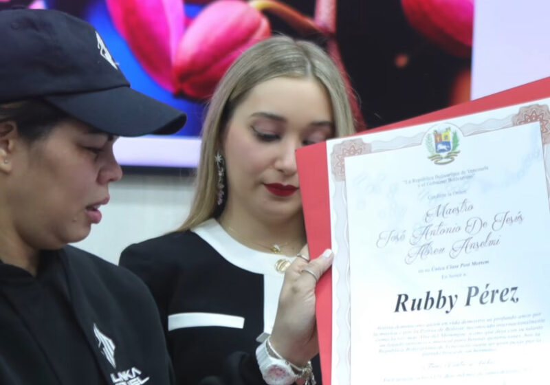  Nicolás Maduro otorga de manera póstuma la nacionalidad venezolana a Rubby Pérez