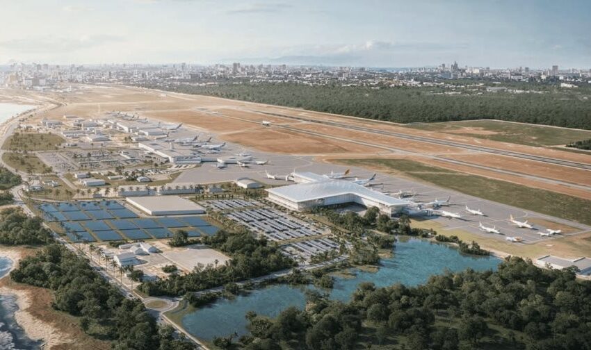  Preparan los terrenos para la construcción de una nueva terminal en el Aeropuerto de Las Américas