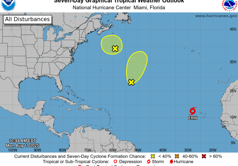  Se forma la tormenta Erin frente a las islas de Cabo Verde