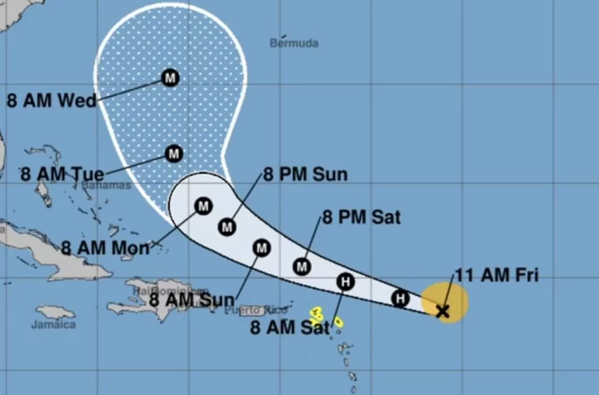  Tormenta Erin se convierte en el primer huracán de la temporada del Atlántico