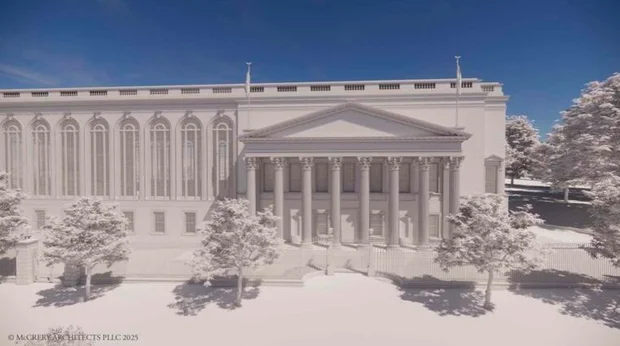  Nuevas representaciones muestran más detalles del salón de baile de la Casa Blanca en construcción