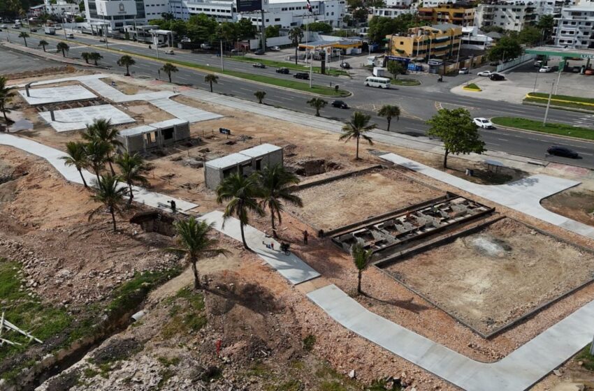  Alcaldía del Distrito Nacional continúa avances en construcción del Malecón Deportivo