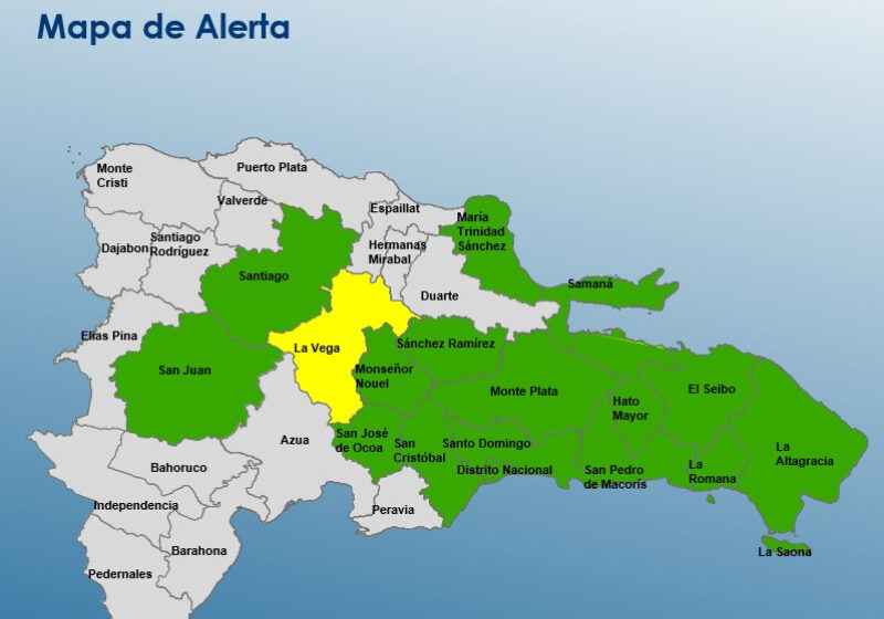  Dan estricto seguimiento a onda tropical; 17 provincias en alerta