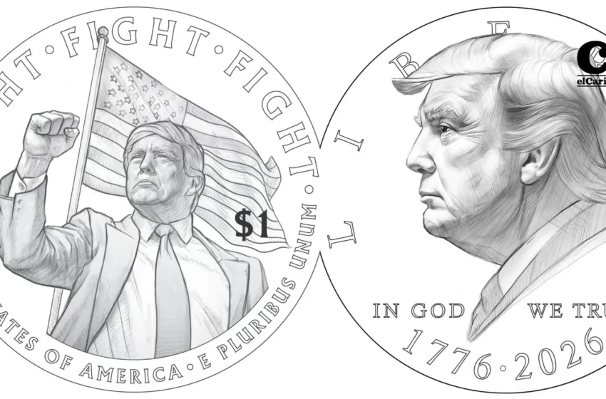  Departamento del Tesoro de EE.UU. planea emitir moneda con la cara de Donald Trump