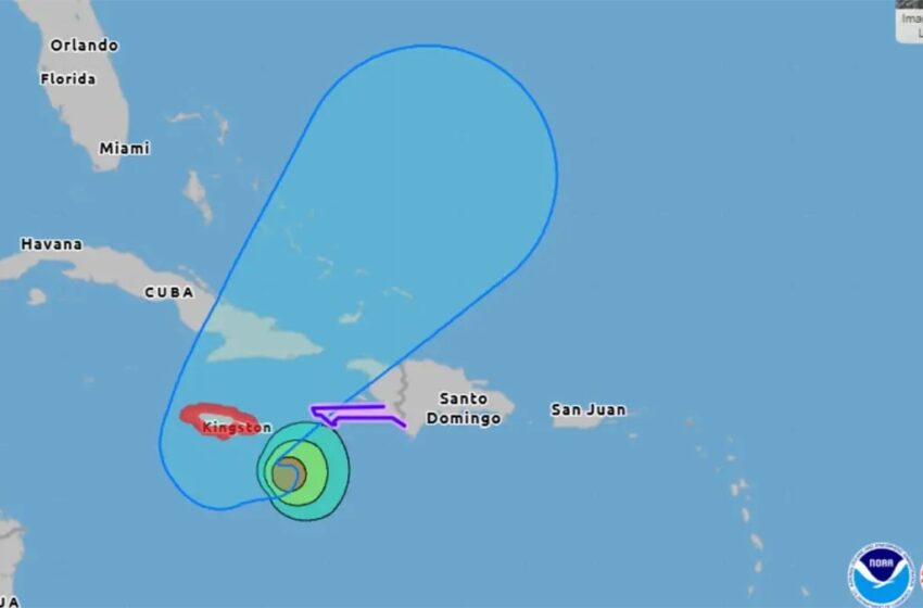 Huracán Melissa azotará esta noche Jamaica; mañana a Cuba