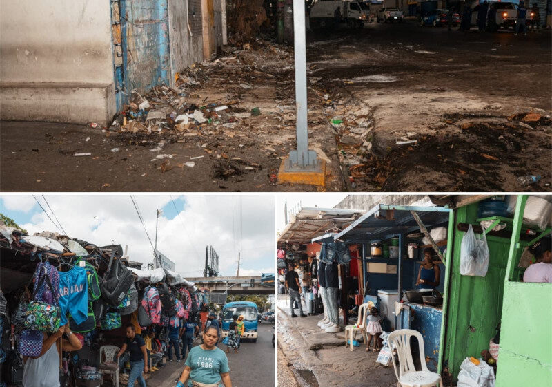  Alcaldía del Distrito Nacional recupera aceras en la Máximo Gómez con Ovando