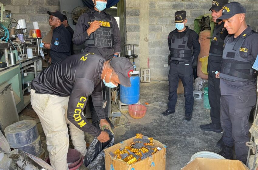  Desmantelan en la RD una red que falsificaba medicamentos