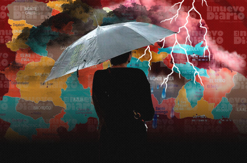  Vaguada activa aguaceros y tormentas eléctricas en gran parte del país el fin de seman
