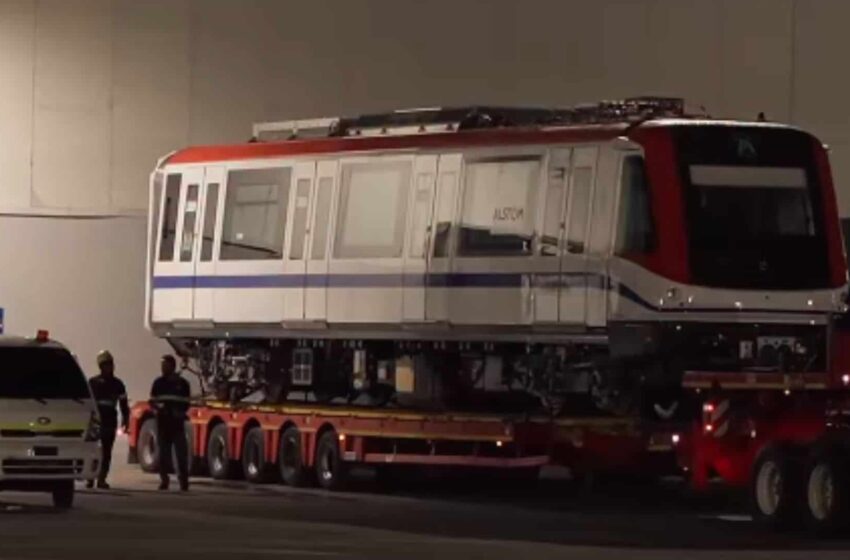  Llegan dos nuevos trenes para el Metro de Santo Domingo