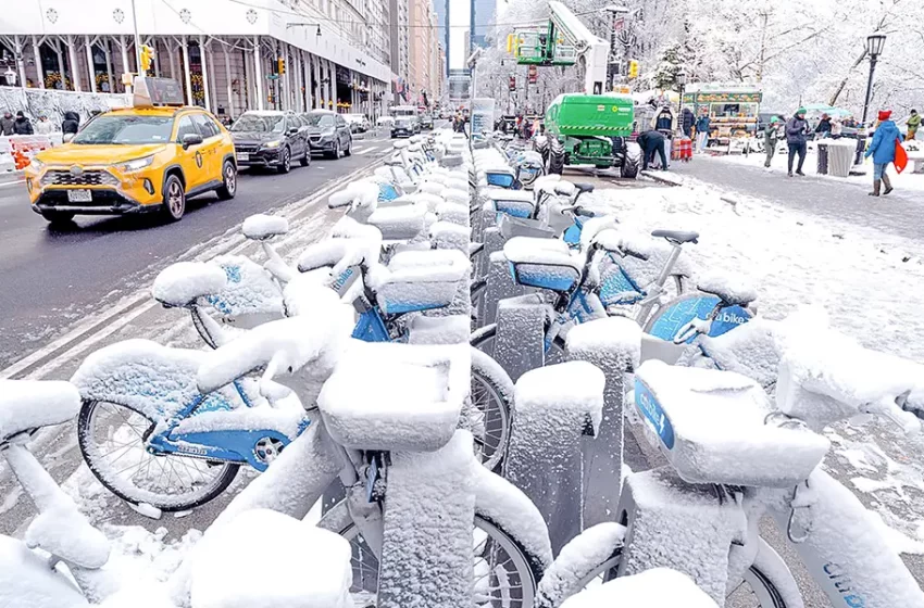  Nueva York permanece bajo nieve