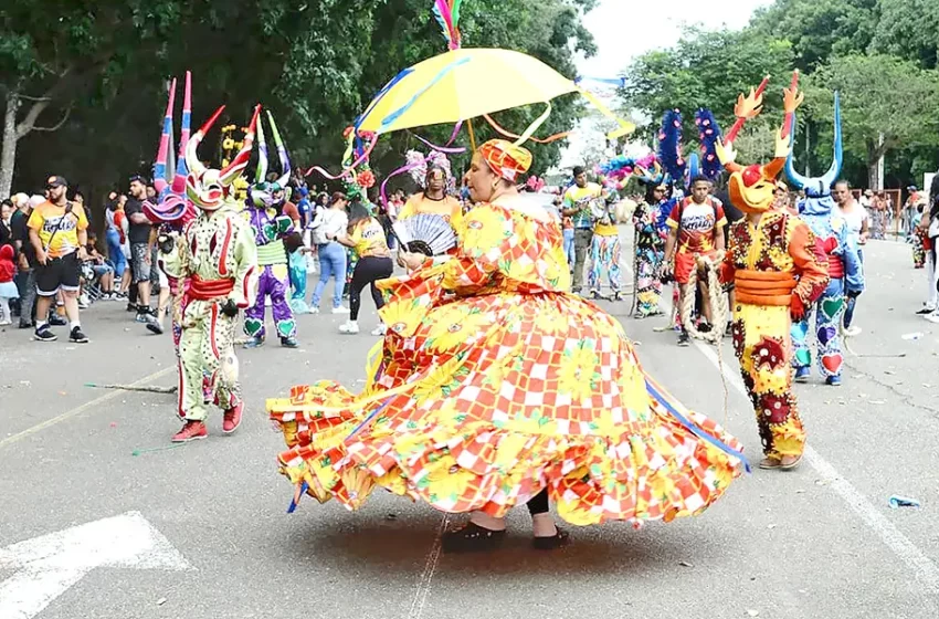  Primer domingo desfile carnaval con asistencia masiva Santiago