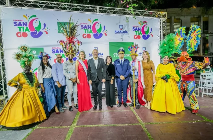  Alcaldía de Santiago lanza oficialmente el Carnaval de Santiago 2026