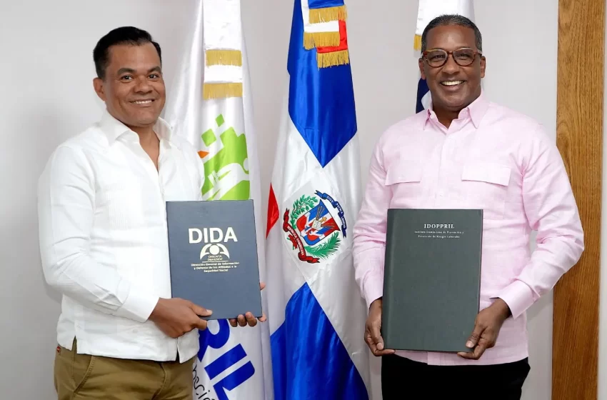  IDOPPRIL y DIDA firman acuerdo en favor de clase trabajadora y SDSS