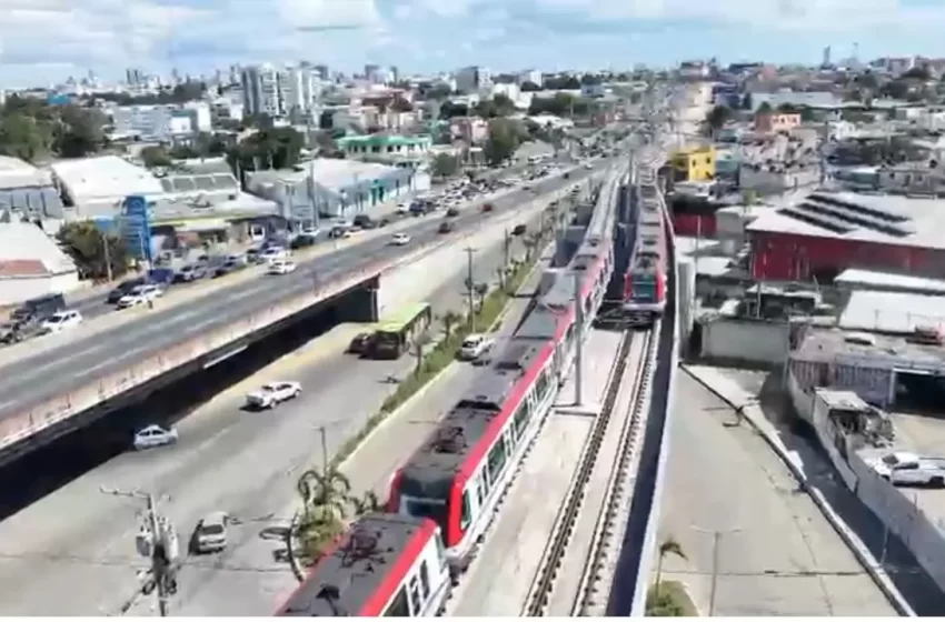  Realizan pruebas finales con carga real en la Línea 2C del Metro de Santo Domingo