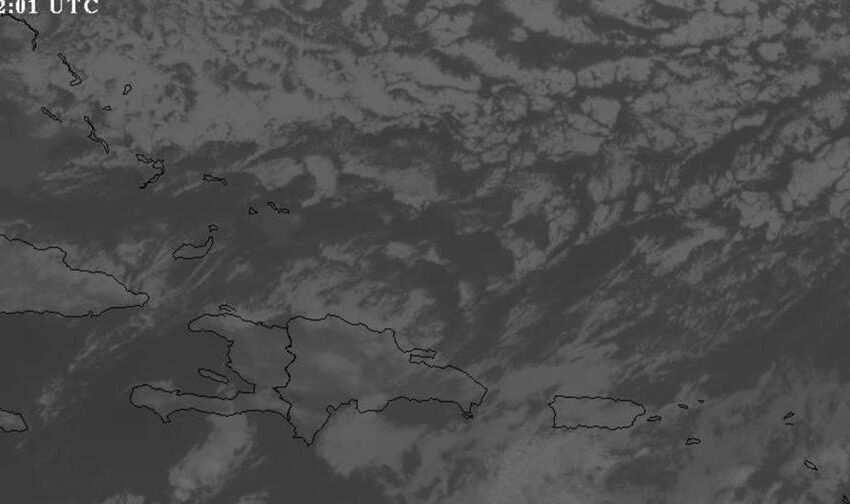  Lluvias dispersas en varias provincias este lunes por incidencia de sistema frontal