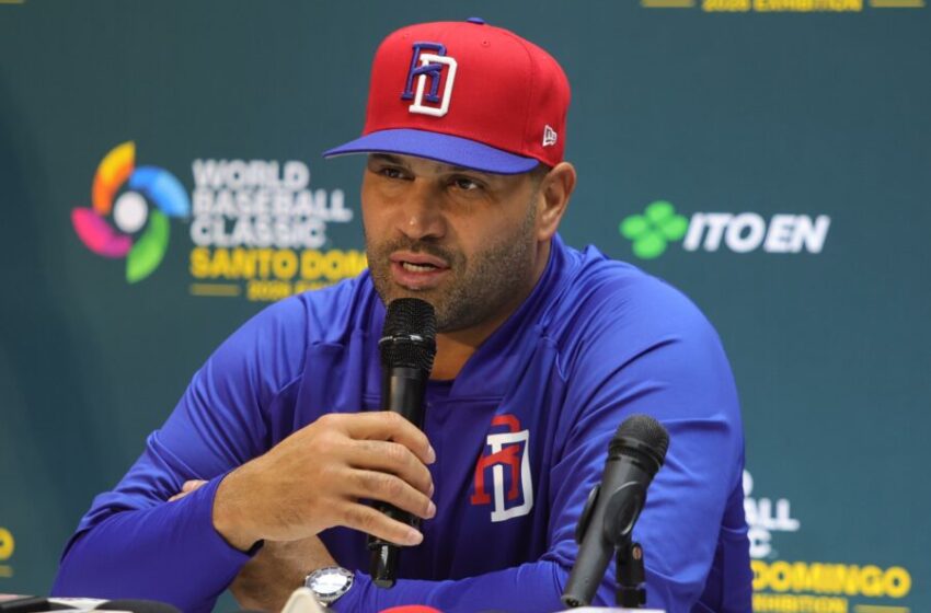  Albert Pujols: «Nuestro enfoque será defender la patria en el Clásico Mundial»