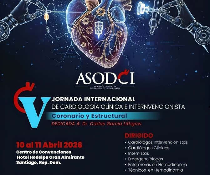  ASODCI celebrará V Jornada Internacional de Cardiología en Santiago