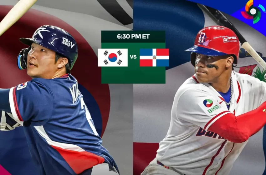  ¿A qué hora juega RD vs. Corea y cómo ver en vivo?