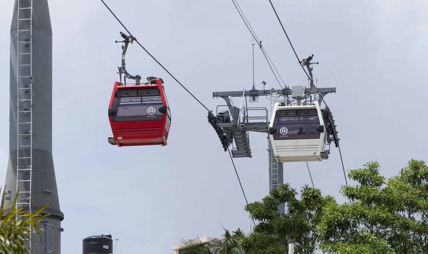  Cerrarán línea 1 del Teleférico de Santo Domingo y Santiago por nueve días