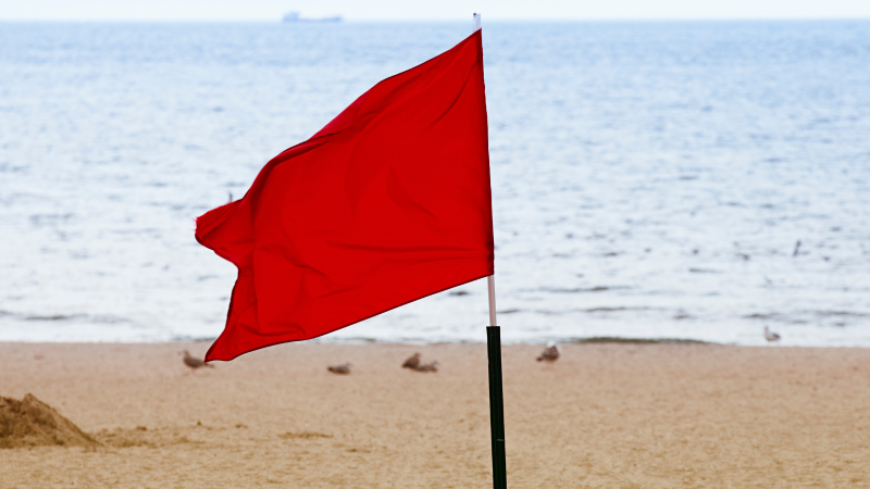  DC coloca bandera roja en el litoral costero de Puerto Plata