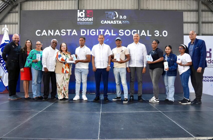  Indotel lleva inclusión digital a más de 400 beneficiarios en Santiago con entrega de Canasta Digital Social 3.0