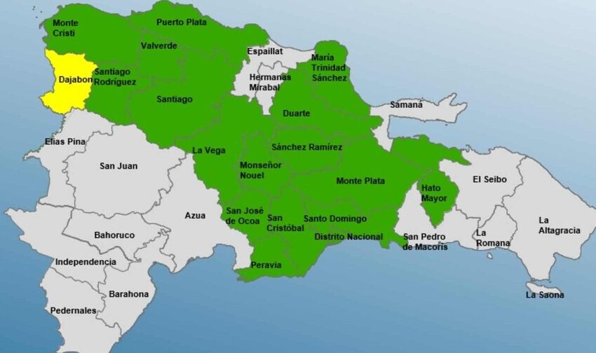  COE mantiene 18 provincias y DN en alerta por fuertes lluvias