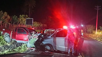 SAMANA: Choque deja dos turistas muertos y cinco heridos