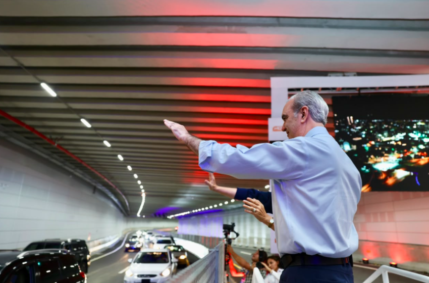  Presidente Abinader inaugura el túnel de la Plaza de la Bandera
