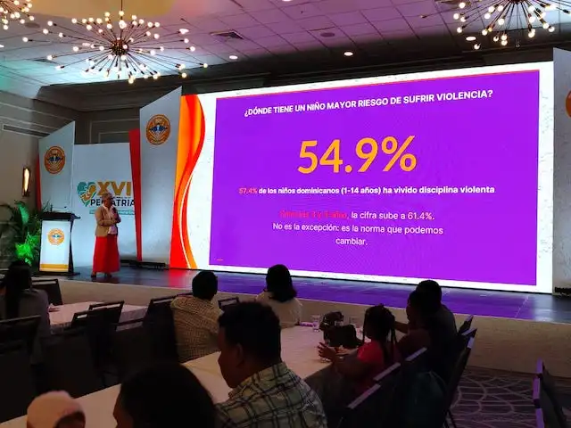  54.9 % de los niños dominicanos aún son criados con disciplina violenta, advierten pediatras durante la XVI Jornada Nacional de Pediatría