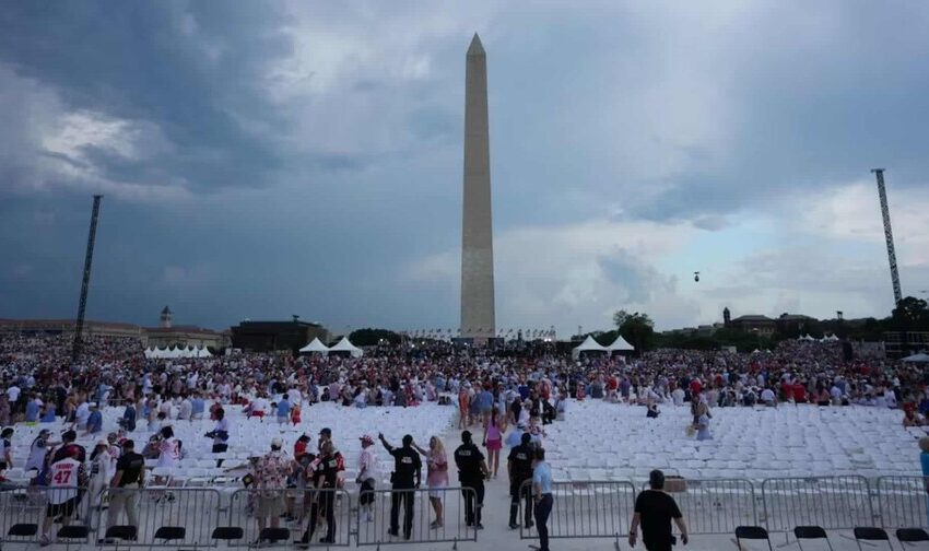  El principal evento del 4 de julio en Washington es evacuado por amenaza de tormenta