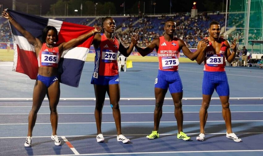  República Dominicana recupera la medalla de oro tras revisión del relevo mixto en 4×100 metros