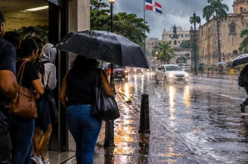  Se acerca onda tropical que traerá lluvias a 9 provincias, incluyendo Santo Domingo