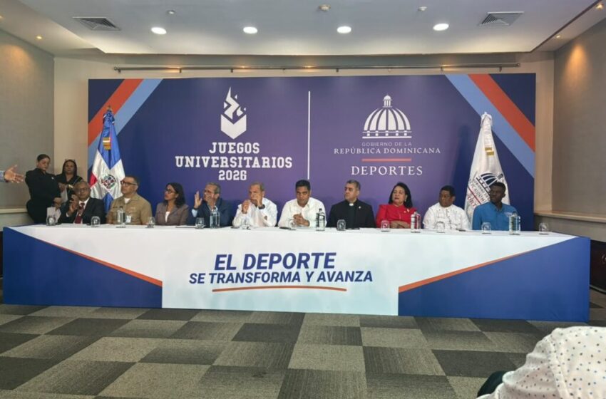  Kelvin Cruz anuncia los Juegos Universitarios 2026 con más de 2,300 atletas