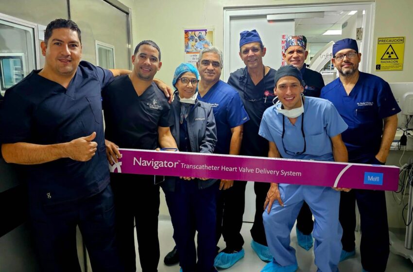  Realizan con éxito el primer reemplazo valvular mitral percutáneo en Moderno MCA